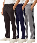 Men's Mesh Open Bottom Sweatpants Gym Active Athletic Workout Casual Pants with Pockets (Big & Tall)